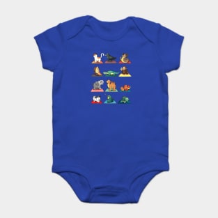 Animal Yoga Pose Baby Bodysuit